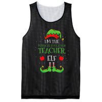 Im The Physical Education Teacher Elf Christmas Mesh Reversible Basketball Jersey Tank