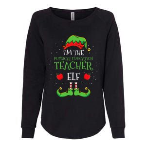 Im The Physical Education Teacher Elf Christmas Womens California Wash Sweatshirt