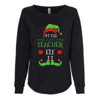 Im The Physical Education Teacher Elf Christmas Womens California Wash Sweatshirt