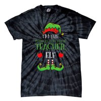 Im The Physical Education Teacher Elf Christmas Tie-Dye T-Shirt