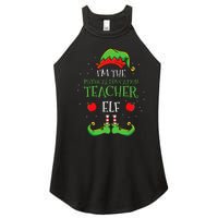 Im The Physical Education Teacher Elf Christmas Women's Perfect Tri Rocker Tank