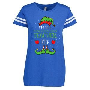 Im The Physical Education Teacher Elf Christmas Enza Ladies Jersey Football T-Shirt