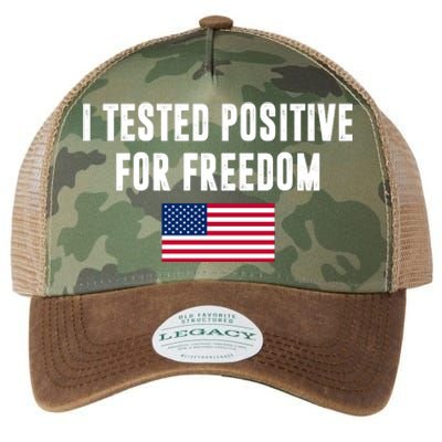 I Test Positive For Freedom USA Legacy Tie Dye Trucker Hat