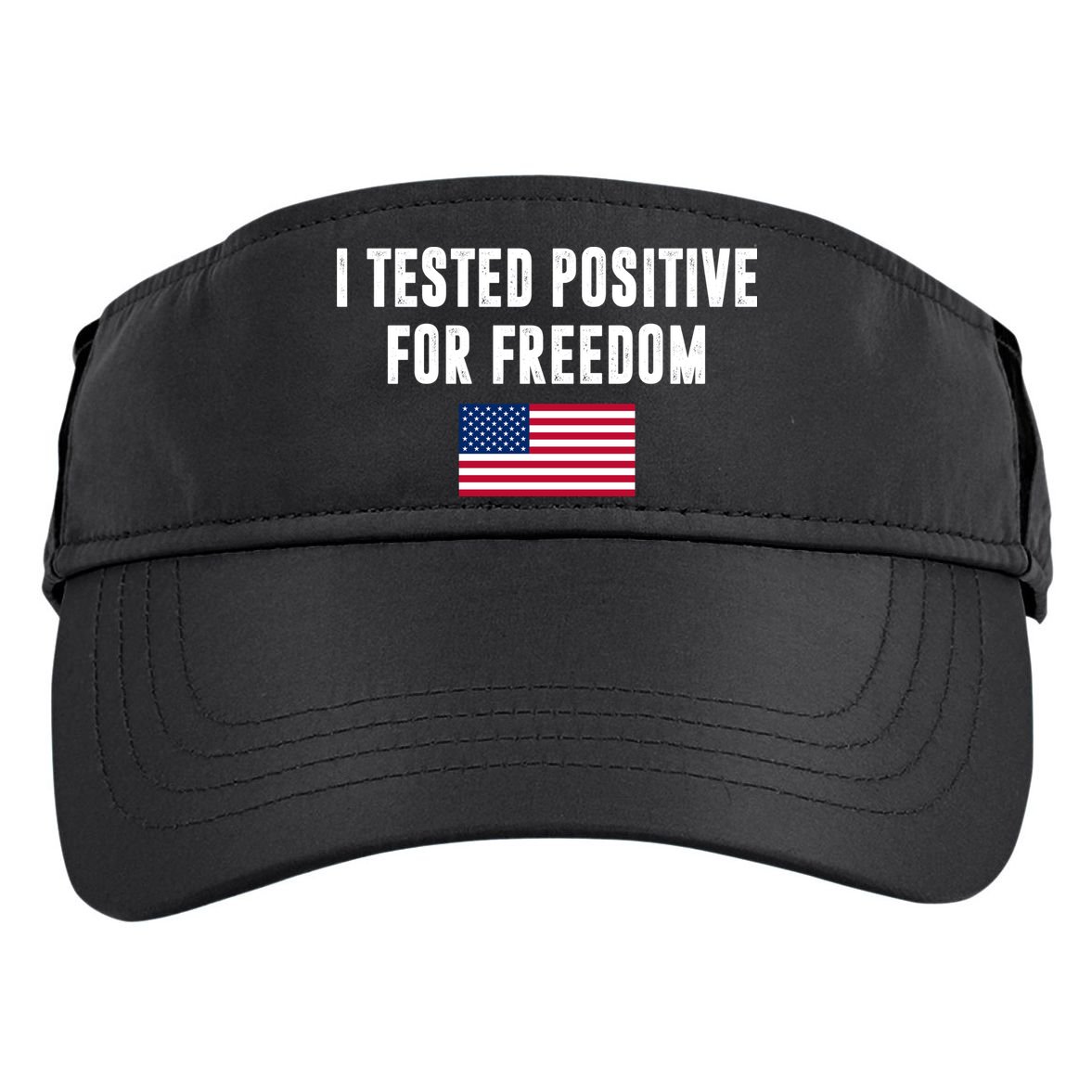 I Test Positive For Freedom USA Adult Drive Performance Visor