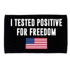 I Test Positive For Freedom USA Microfiber Hand Towel