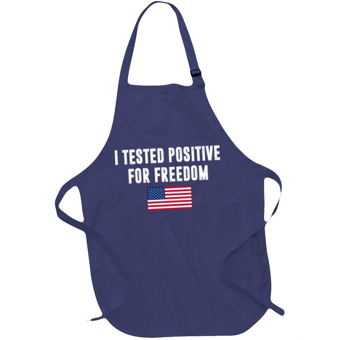 I Test Positive For Freedom USA Apron