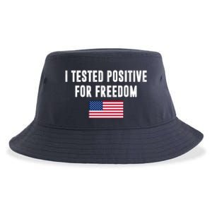 I Test Positive For Freedom USA Sustainable Bucket Hat