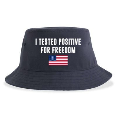 I Test Positive For Freedom USA Sustainable Bucket Hat