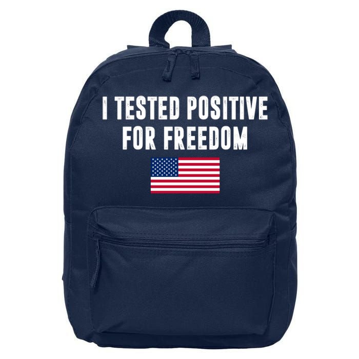 I Test Positive For Freedom USA 16 in Basic Backpack