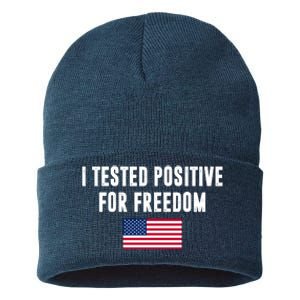 I Test Positive For Freedom USA Sustainable Knit Beanie