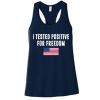 I Test Positive For Freedom USA Womens Tank Top