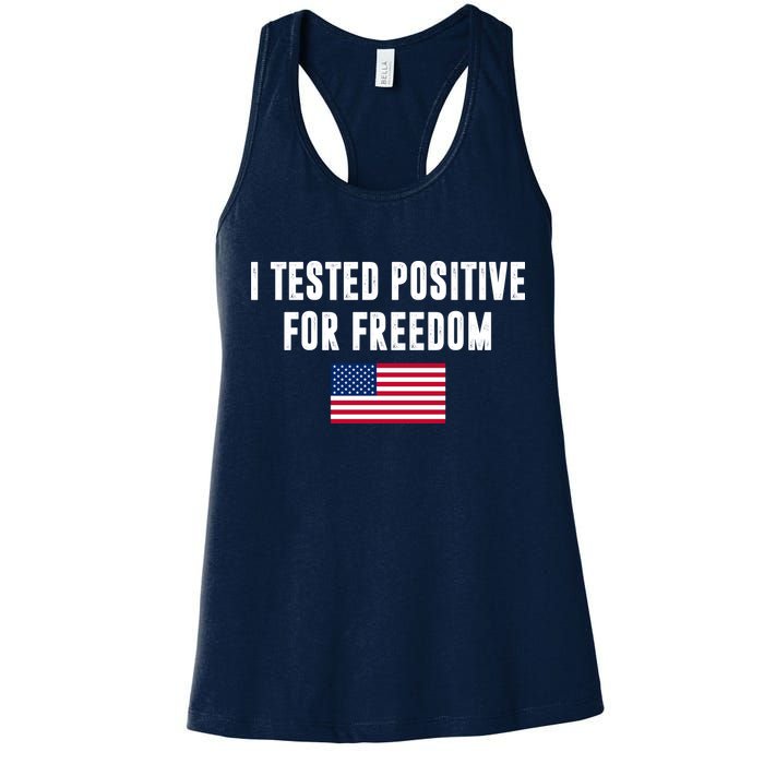 I Test Positive For Freedom USA Womens Tank Top