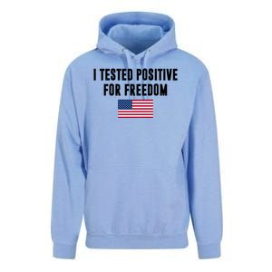 I Test Positive For Freedom USA Unisex Surf Hoodie