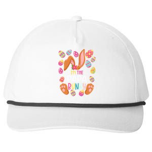 I'm The Papa Bunny Easter Funny Easter Mother's Day Gift Snapback Five-Panel Rope Hat