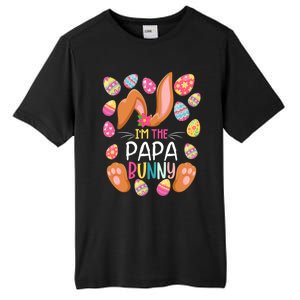 I'm The Papa Bunny Easter Funny Easter Mother's Day Gift Tall Fusion ChromaSoft Performance T-Shirt