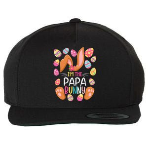 I'm The Papa Bunny Easter Funny Easter Mother's Day Gift Wool Snapback Cap