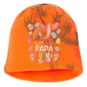 I'm The Papa Bunny Easter Funny Easter Mother's Day Gift Kati - Camo Knit Beanie