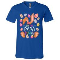 I'm The Papa Bunny Easter Funny Easter Mother's Day Gift V-Neck T-Shirt