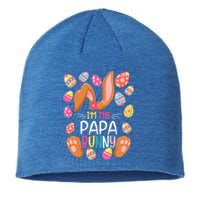 I'm The Papa Bunny Easter Funny Easter Mother's Day Gift Sustainable Beanie