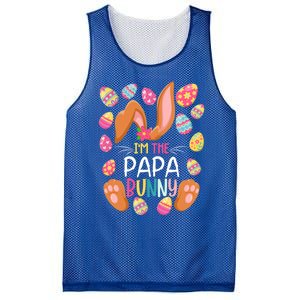 I'm The Papa Bunny Easter Funny Easter Mother's Day Gift Mesh Reversible Basketball Jersey Tank