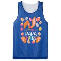 I'm The Papa Bunny Easter Funny Easter Mother's Day Gift Mesh Reversible Basketball Jersey Tank