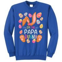 I'm The Papa Bunny Easter Funny Easter Mother's Day Gift Tall Sweatshirt