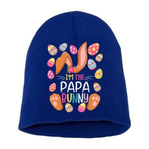 I'm The Papa Bunny Easter Funny Easter Mother's Day Gift Short Acrylic Beanie