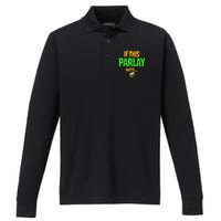 If This Parlay Hits Funny Betting Fans Gambler Performance Long Sleeve Polo