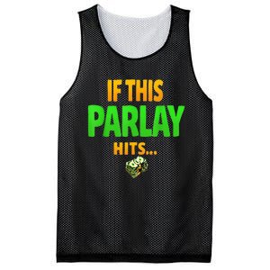 If This Parlay Hits Funny Betting Fans Gambler Mesh Reversible Basketball Jersey Tank