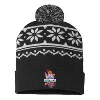 I Teach Physical Education IM Scary All Year Long USA-Made Snowflake Beanie