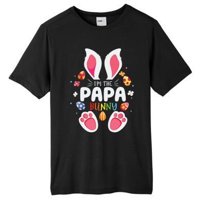 Im The Papa Bunny Matching Family Easter Party Tall Fusion ChromaSoft Performance T-Shirt