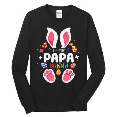 Im The Papa Bunny Matching Family Easter Party Tall Long Sleeve T-Shirt