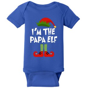 I'm The Papa Christmas Gift For Papa Costume Funny Gift Baby Bodysuit