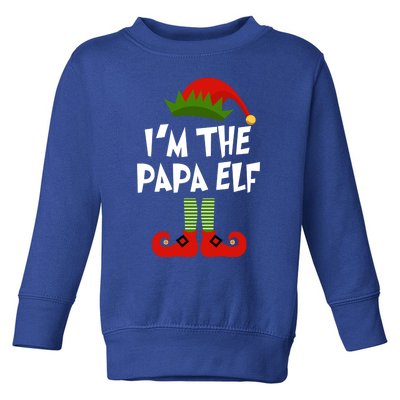 I'm The Papa Christmas Gift For Papa Costume Funny Gift Toddler Sweatshirt