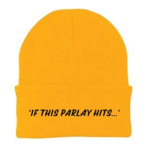 If This Parlay Hits Knit Cap Winter Beanie