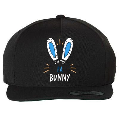 I'm The Pa Bunny Matching Family Easter Sunday Gift Wool Snapback Cap