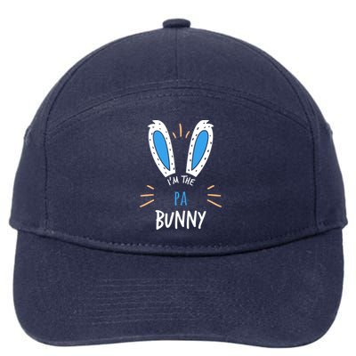 I'm The Pa Bunny Matching Family Easter Sunday Gift 7-Panel Snapback Hat