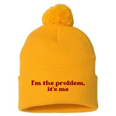 IM The Problem ItS Me Pom Pom 12in Knit Beanie