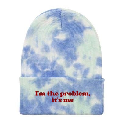 IM The Problem ItS Me Tie Dye 12in Knit Beanie