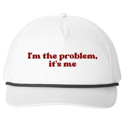 IM The Problem ItS Me Snapback Five-Panel Rope Hat