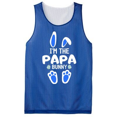 Im The Papa Bunny Humor Easter Day Cool Gift For Dad Tee Gift Mesh Reversible Basketball Jersey Tank