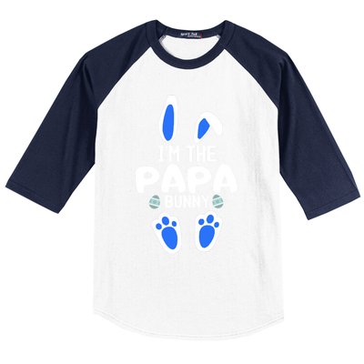 Im The Papa Bunny Humor Easter Day Cool Gift For Dad Tee Gift Baseball Sleeve Shirt