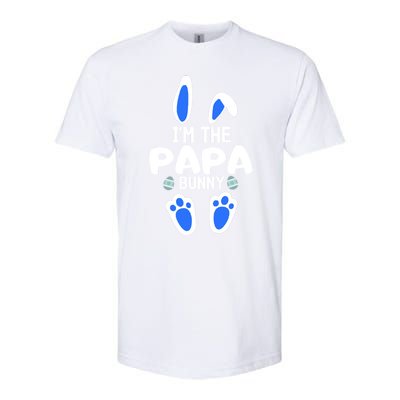 Im The Papa Bunny Humor Easter Day Cool Gift For Dad Tee Gift Softstyle CVC T-Shirt