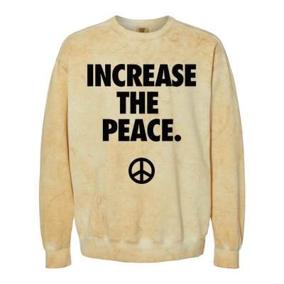 Increase The Peace Colorblast Crewneck Sweatshirt