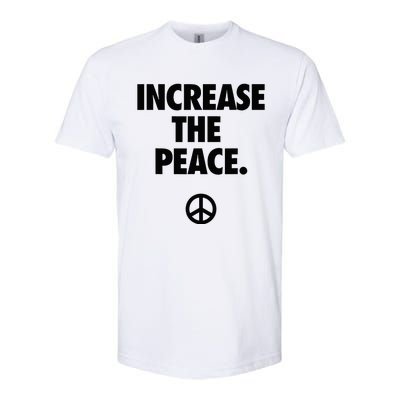 Increase The Peace Softstyle® CVC T-Shirt