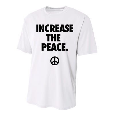 Increase The Peace Performance Sprint T-Shirt