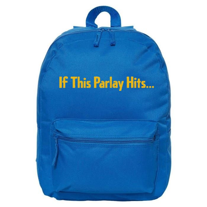 If This Parlay Hits Funny Betting Fans 16 in Basic Backpack