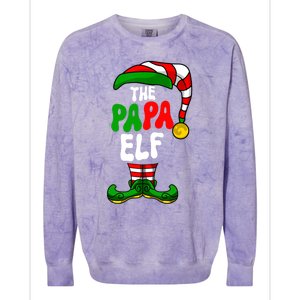 I'm The Papa Group Merry Christmas Matching Family Funny Sweatshir Colorblast Crewneck Sweatshirt