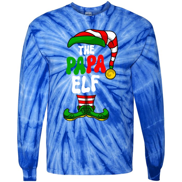 I'm The Papa Group Merry Christmas Matching Family Funny Sweatshir Tie-Dye Long Sleeve Shirt