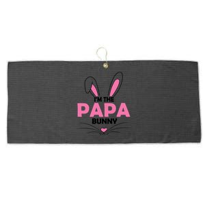 I'm The Papa Bunny Graphic Cute Easter Day Costume Gift Large Microfiber Waffle Golf Towel